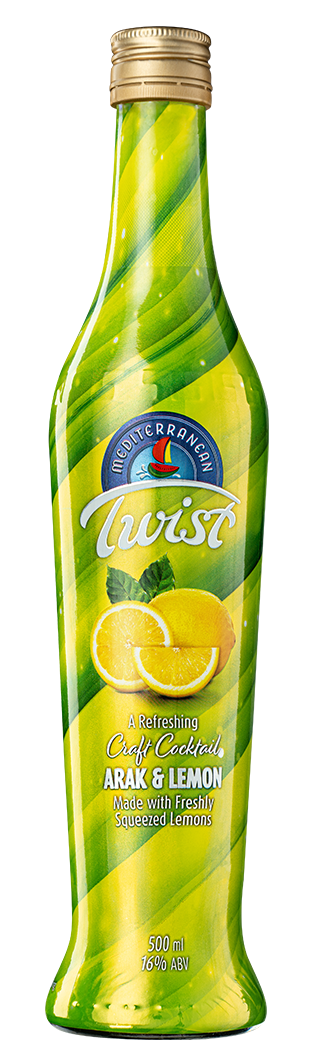 Arak and Lemon Twist
